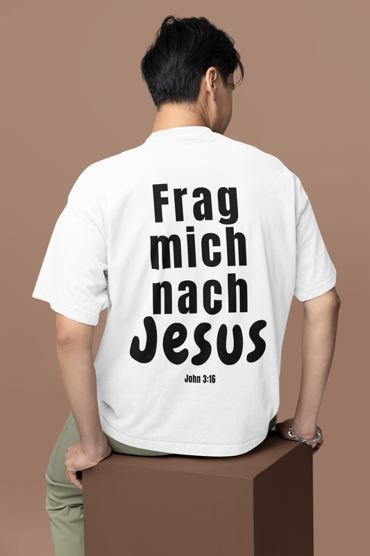 Frag mich nach Jesus. - Heavy Cotton T-Shirt