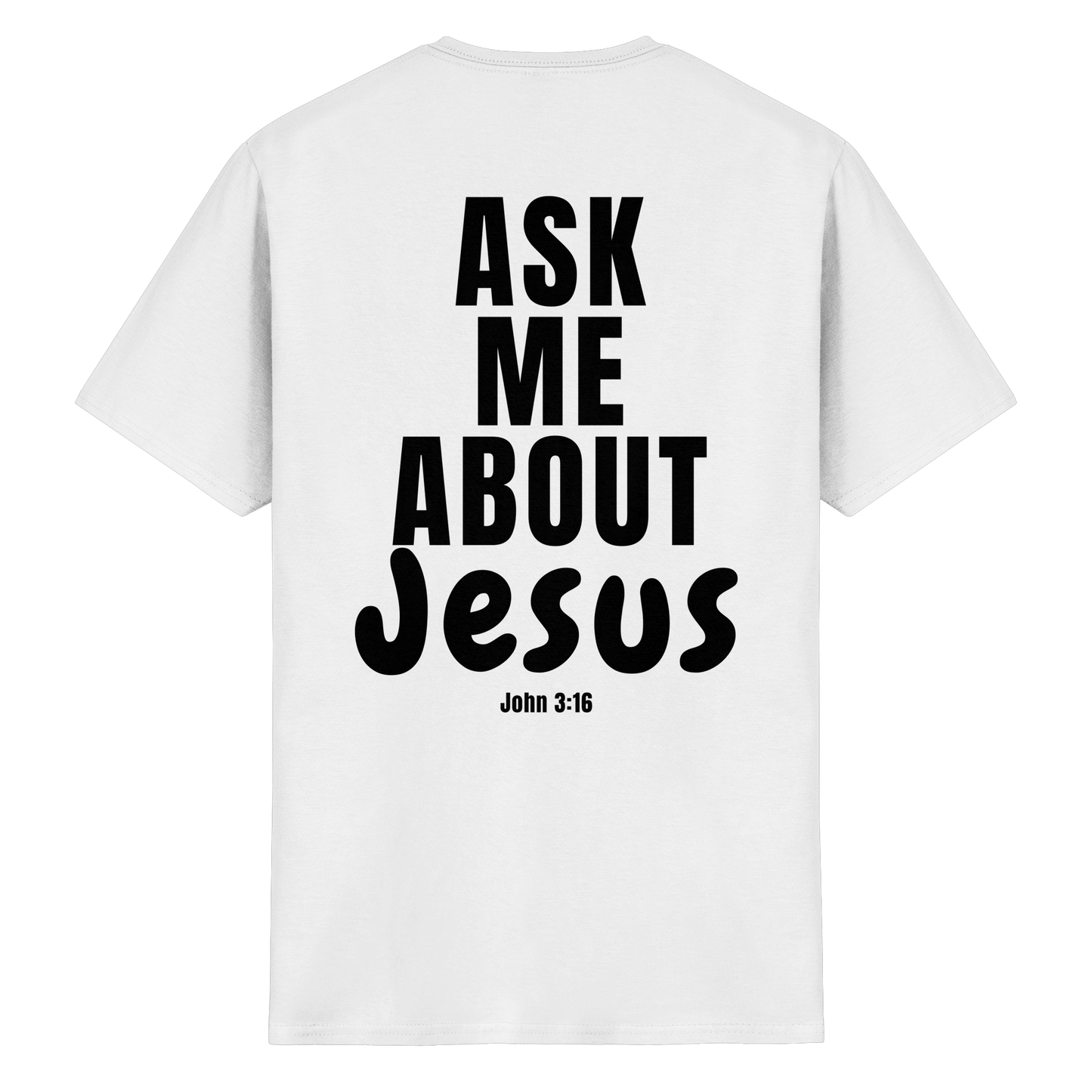 Ask Me About Jesus - Heavy Cotton T-Shirt