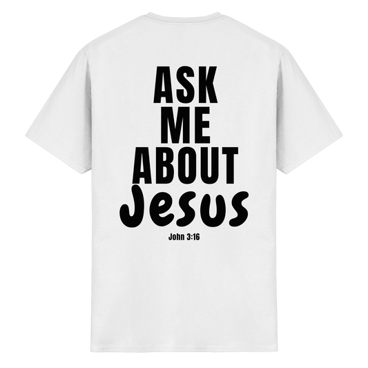 Ask Me About Jesus - Heavy Cotton T-Shirt