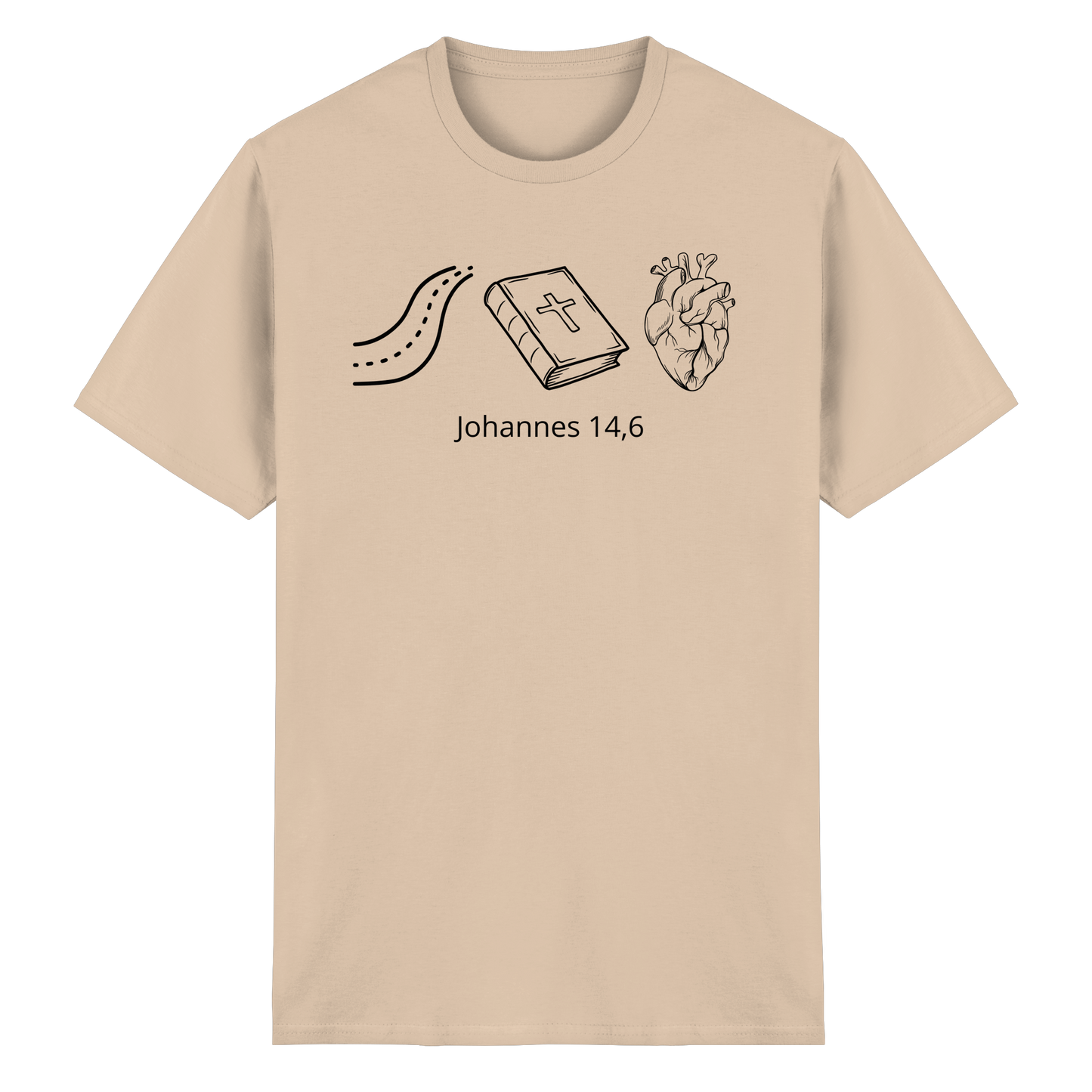 Johannes 14,6 - Heavy Cotton T-Shirt