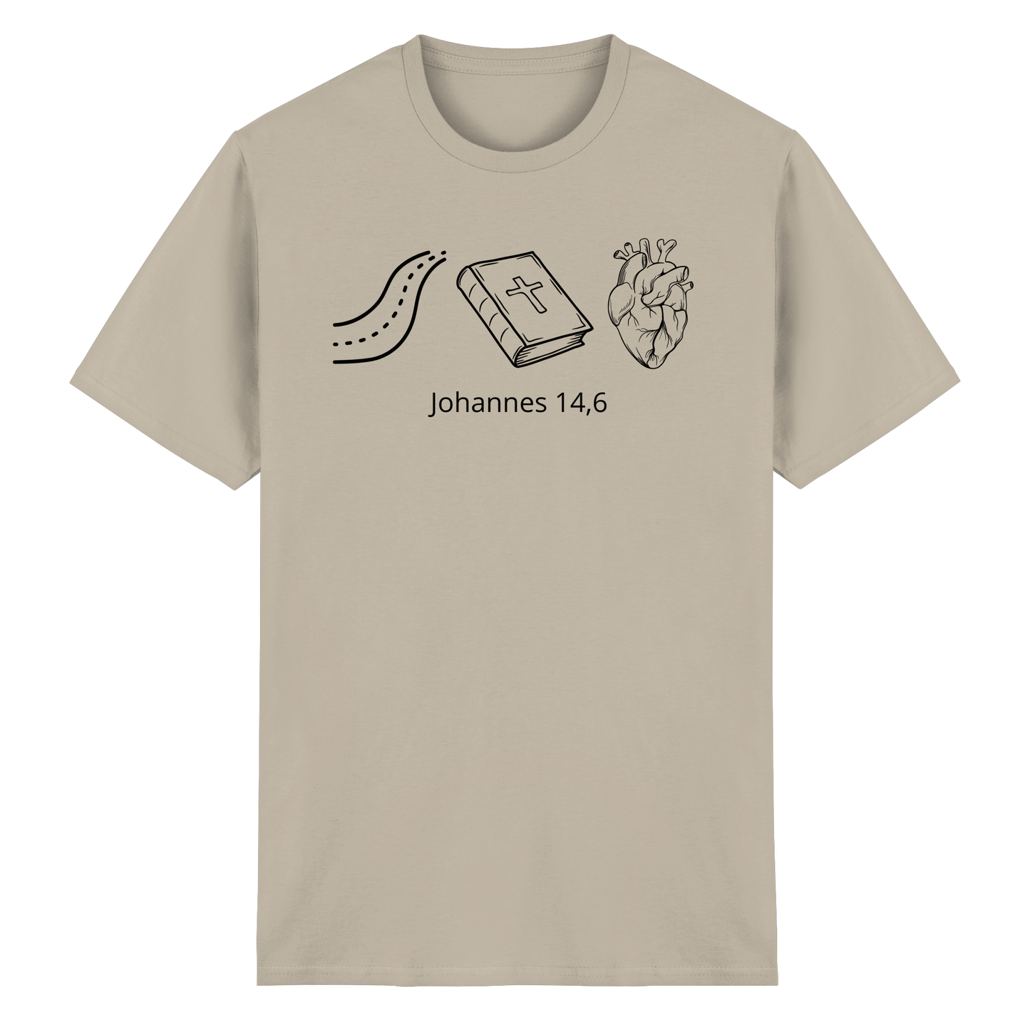 Johannes 14,6 - Heavy Cotton T-Shirt