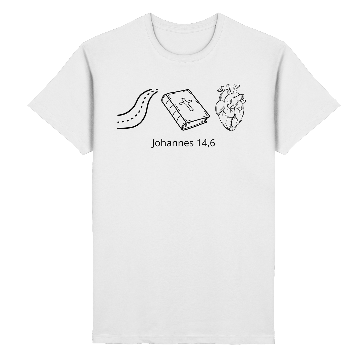 Johannes 14,6 - Heavy Cotton T-Shirt