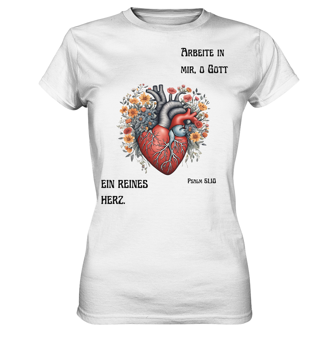 Psalm 51,10 - Ladies Premium Shirt